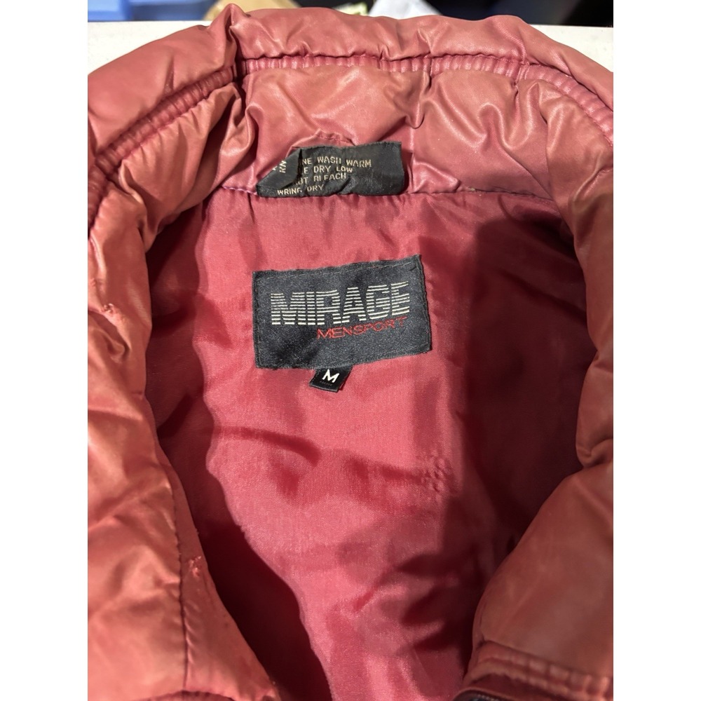Vintage Mirage 80s Puffer Vest M - Picture 2 of 8